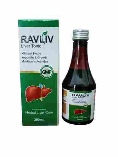 Pack Of 200 Ml, Syrup Liver Tonic Natural Herbs Appetite And Growth Metabolic