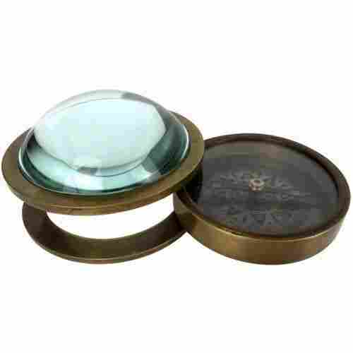 Polished Antique Compass With Weight upto 500 gm, Round Shape