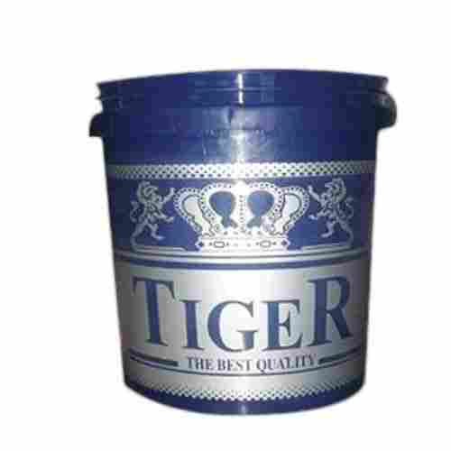 Durable Fine Finished Non Breakable 6 Litre Tiger Plastic Bucket