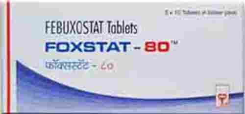 Febuxostat Tablets 80 Mg, Packaging Size 10*10 Tablets