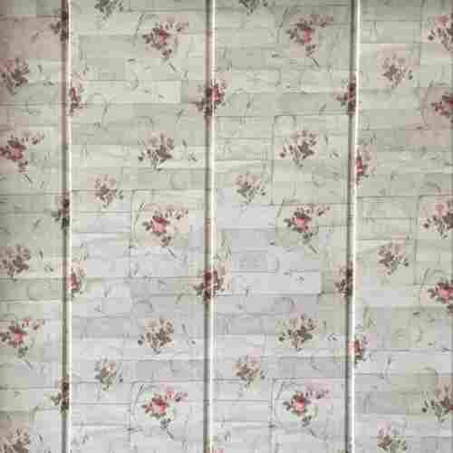 Flower Patterned PVC Plastic Laminated Wall Sheet For Wall Decoration