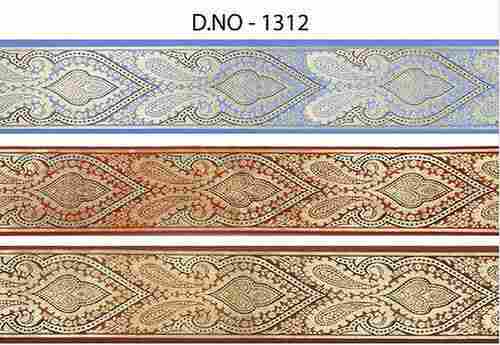Designer Jacquard Laces For Ladies Garments With 0.5-2.0 Inch Widths