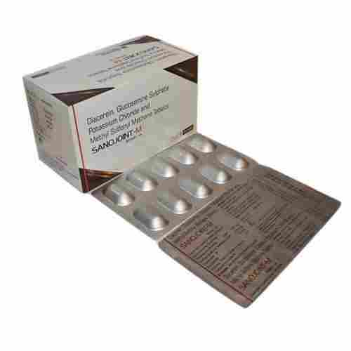 Diacerein Glucosamine Sulphate Potassium Chloride Methyl Sulfonyl Methane Tablets