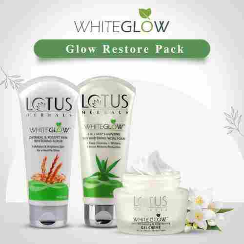 White Glow 3 In 1 Deep Cleansing Skin Whitening Facial Foam Scrub