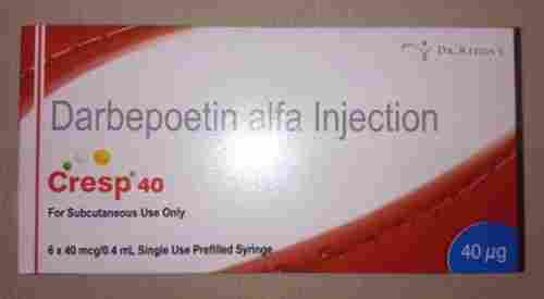 Darbepoetin Alfa Injection, 6x40 mcg/0.4 ml Single Use Prefilled Syringe