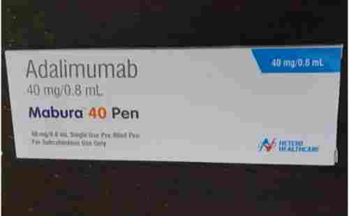 Mabura 40MG Pen Adalimumab Pre Filled Syringe Injection 40 Mg / 0.8 Ml