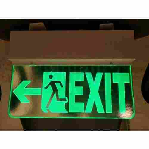 50 Hz Single Side Wall Mounted Electronic Premium Design Heat Resistant LED Exit Sign Board