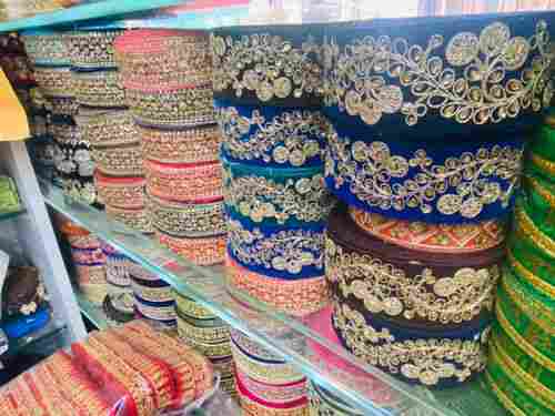 9 Meter Long Both Side Fancy Embriodery Lace for Garment Decoration