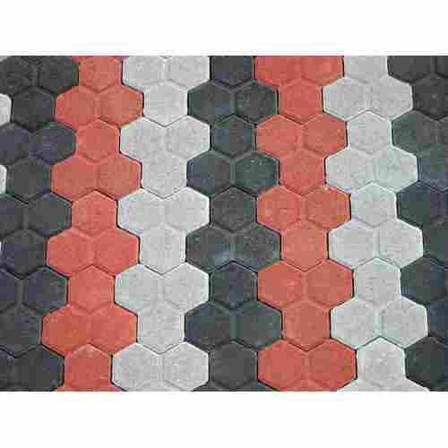 Multi Color Polished Finish Clay Material Glossy Floor Tiles