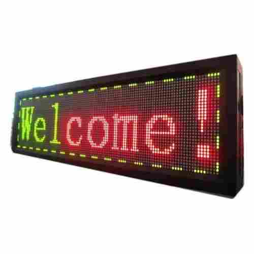 Rectangular Graphic Display Acrylic Led Sign Board For Advertisement