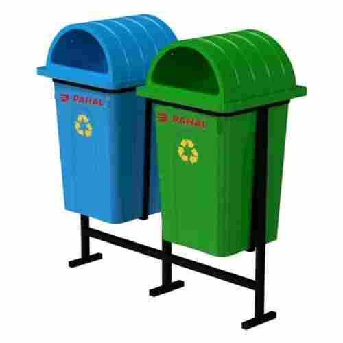 60 Ltr Plastic Dustbin with Dome and Stand