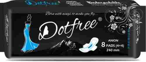 Dotfree 240mm Anion Ultra Four Plus Four Odor Free Breathable Sanitary Napkin