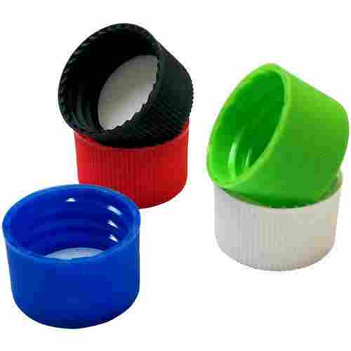 20 Mm Plastic Round Cap Closures, Available In Different Colors