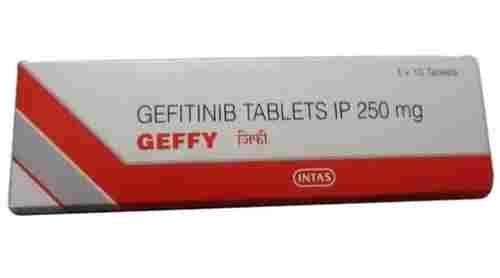 Geffy Gefitinib Tablet IP 250mg, 1x10 Tablet Blister Pack