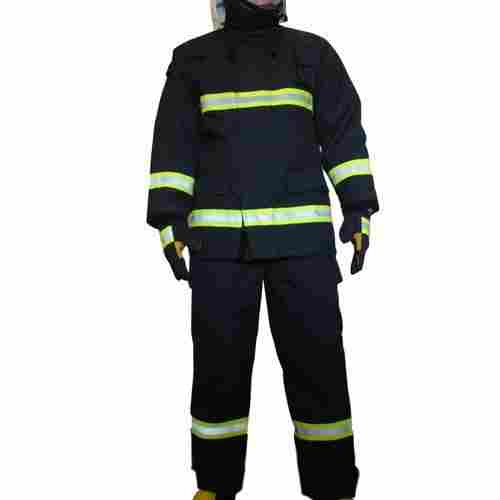 Multiple Sizes Full Sleeve and Collared Neck Reflective Fire Safety Suit