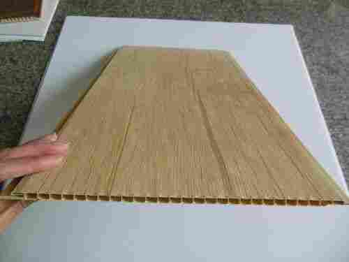 Fire Resistance and Wooden Color Designer Laminated PVC Wall Panel