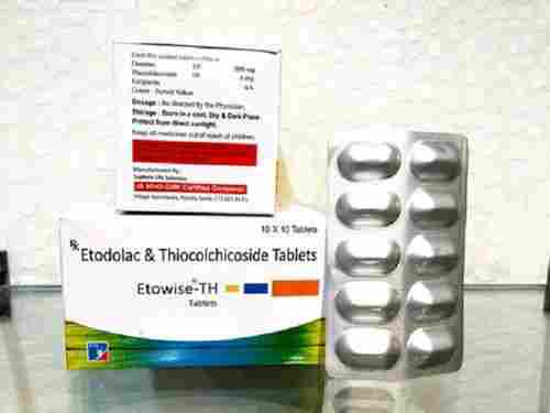Etowise-TH Etodolac And Thiocolchicoside Tablets, 10x10 Alu Alu