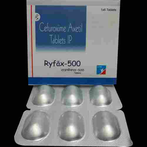 Ryfax-500 Cefuroxime Axetil 500 MG Antibiotic Tablet, 1x6 Alu Alu
