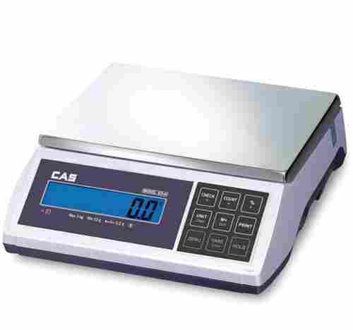 3.4 Ah Rechargeable Battery Accuracy 10 Gram 50 Kg Max Load Digital Weighing Machine