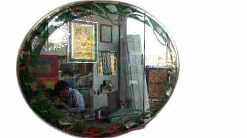 Scratch-Resistant Clear View Decorative Modern Oval Glass Mirror 