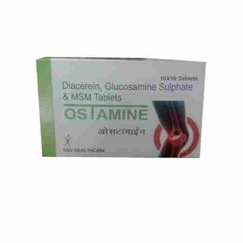 Diacerein Glucosamine Sulphate And MSM Tablets