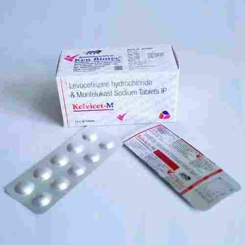 Kelvicet-M Levocetirizine Dihydrochloride And Montelukast Sodium Tablet