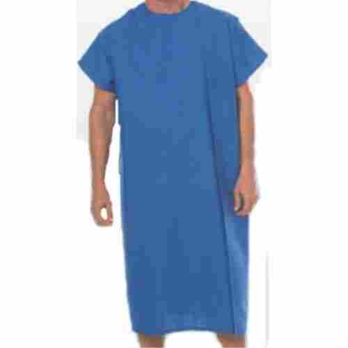 Multiple Sizes and Wrinkle Free Pure Cotton Stitched Half Sleeves OT Gown