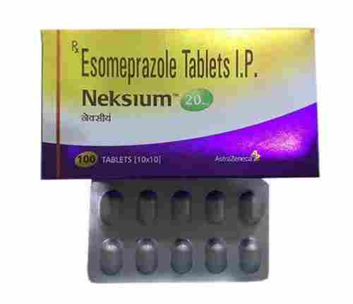 Neksium Esomeprazole Tablets IP 40mg, 1x10 Tablets Blister Pack