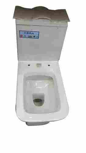 Easy To Clean Eco Friendly Floor Mounted Cera White Ceramic Western Toilet