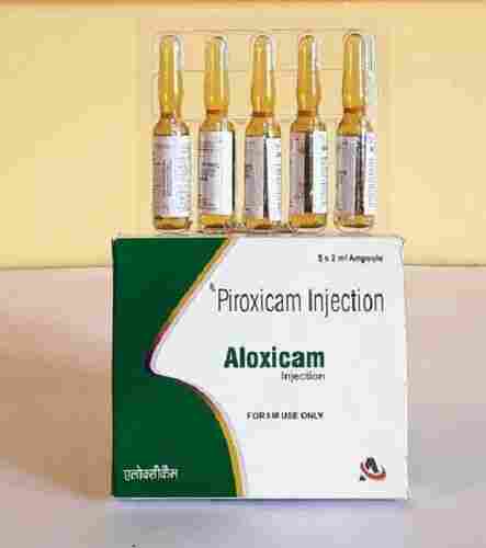 Aloxicam Piroxicam Injection, 5x2 ML Ampoule Pack