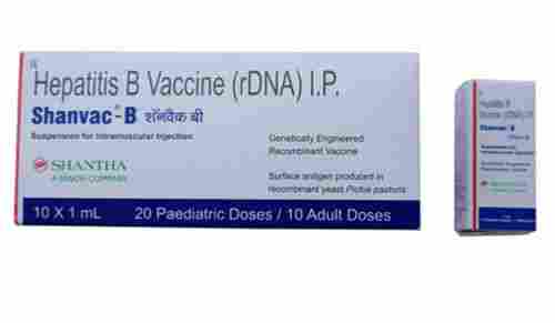 Hepatitis B Vaccine (rDNA) IP 10x1ml Vial Pack