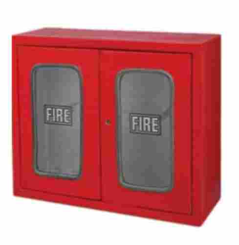 Polished Finish And Rust Proof Mild Steel Double Door Fire Hose Cabinet