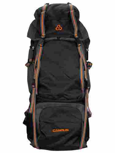 High-Performance Camping Trekking Backpack COSMUS Oceania Black Hiking Rucksack 64L