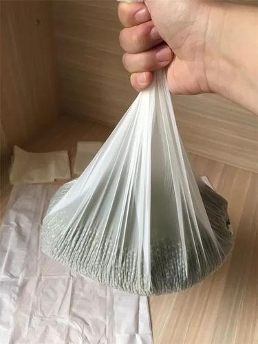 Semi Transparent Biodegradable 30cm Plastic Food Packaging Bags