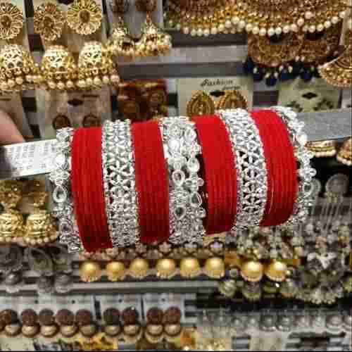 Brass Fancy Bangles For Party And Wedding Wear, Attractive Design