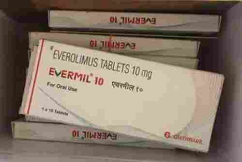 Evermil Everolimus Tablet 10mg, 1x10 Tablet Strips Pack