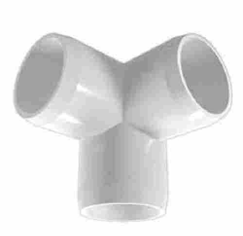 Durable And Eco Friendly 1.5 Inch Plain White PVC Plastic Pipe Joint