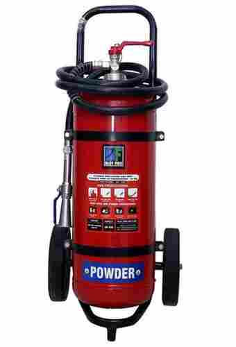 Easy To Move Trolley Mounted ABC Dry Powder Fire Extinguisher (Capacity 25 Kg)