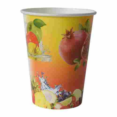 Double Wall Biodegradable Disposable Printed Juice Paper Glass