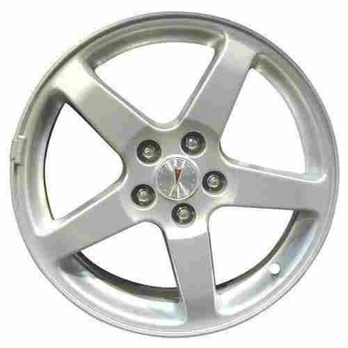 13 Inch Silver Steel Round Shape Flat Aluminium Alloy Wheel