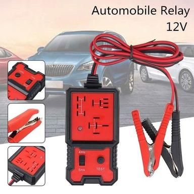 Silver Easy To Use And Carry 12V Automobile Relay Tester
