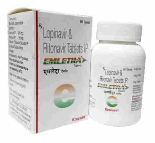 Emletra Lopinavir and Ritonavir Tablets, 60 Tablets Bottle Pack