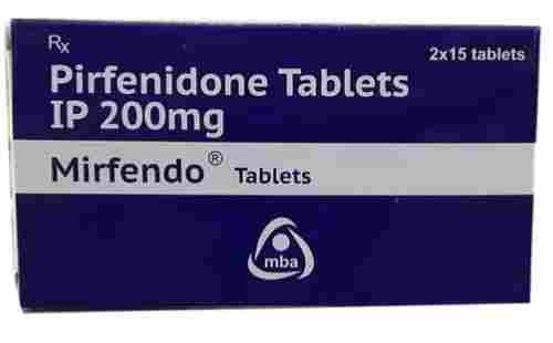 Pirfenidone IP Tablets 200 Mg, 2x15 Tablets Strips Pack