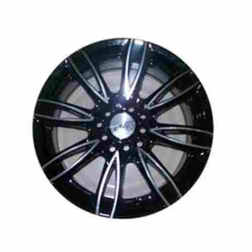 Rust Resistant Black Round Shape Four Wheeler Alloy Wheel, Width 8 Inch