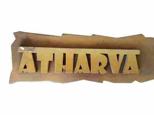 Wooden Name Plate With Dimension 16x4 Inch and Polished Finish