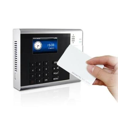 Gray Wall Mounted English Language Lcd Display Type Rfid Time Attendance System