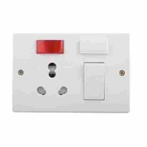6 Ampere White Electrical Switch Board