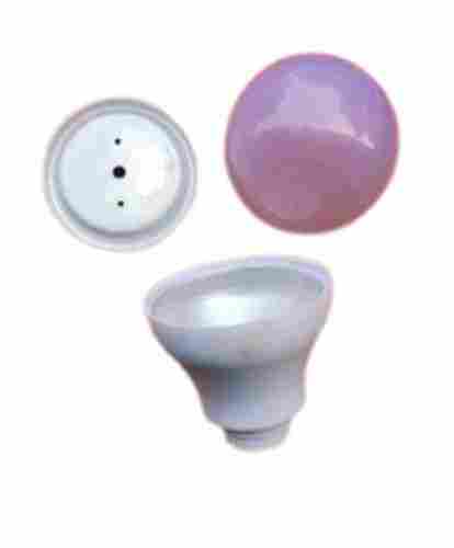 Light Weight Impact And Wear Resistant Round Shape Plastic Led Bulb Housing