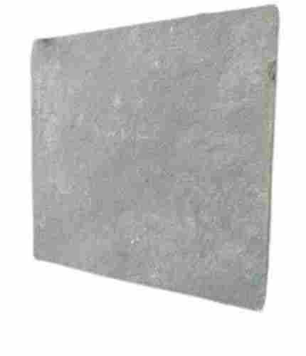 Rectangular Non-Slippery Plain Grey Marble Stone Slab With Rough Surface