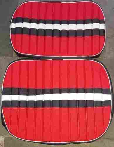 Red, Black And White Pu Leather Mahindra Tractor Seat Cover